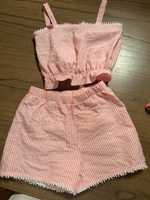 il gufo toddler girl's 2 pc Short Set 3A