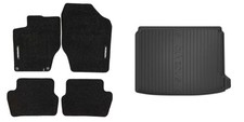 Frogum Fußmattensatz Autoteppich + Kofferraumwanne für Citroën DS4