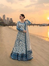 Paksiatni Party Wear Anarkali Suit Indian Bollywood Designer Salwar Kameez Dress