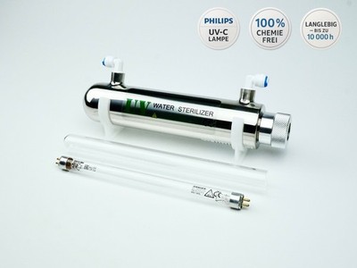 UV-C Sterilisator Wasserfilter UV Wasserentkeimung PHILIPS 11 Watt Osmose Filter
