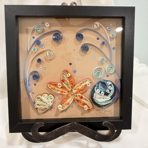 Beautiful Vintage Art Work- Quilling