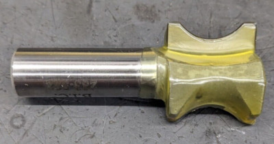 Byrom Carbide Tipped Half Oval Edge Bull Nose Router Bit 1