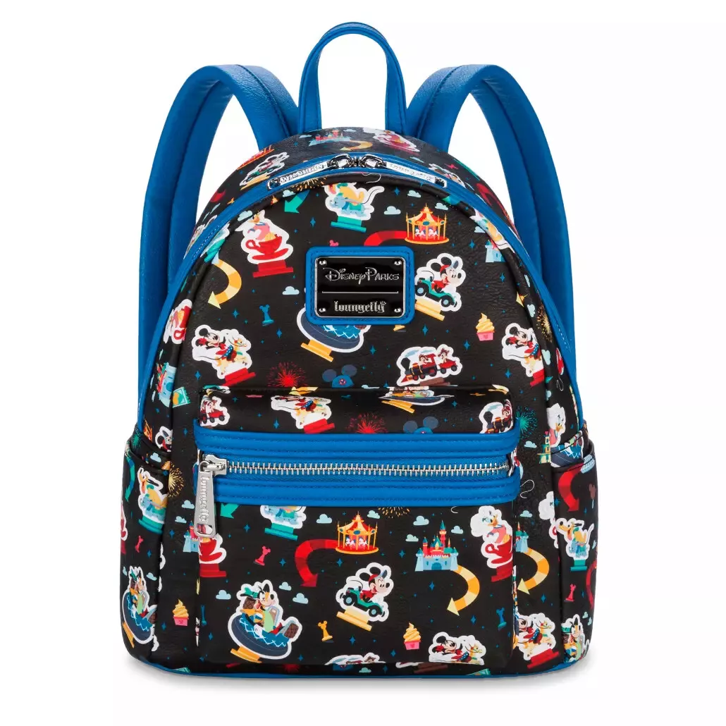 NWT Disneyland Play in the Park Disney Loungefly Backpack Mickey Goofy Minnie