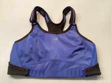 New Balance Sports Bra Blue Gray Adjustable Breast Straps Size Small