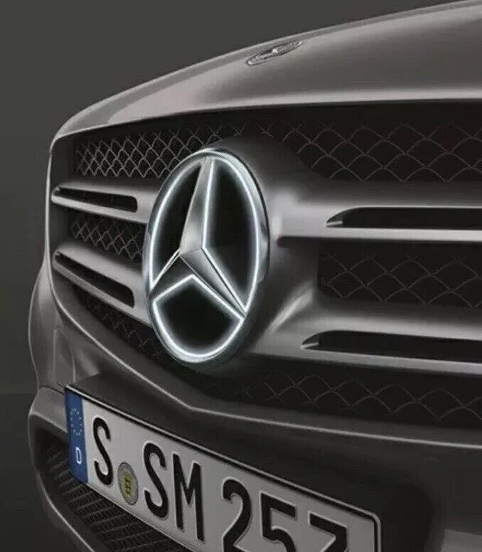Fit For Mercedes Benz 2013-2018 GLA250 S550 SLK300 ML350 Front Grill LED Emblem Foto 3 de 4