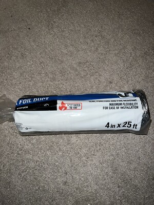 Everbilt 4 in. X 25 Ft. Flexible Foil Duct