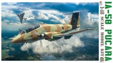 1:48 scale Royal Air Force IA-58 Pucara Fighter Aircraft model kit by Kinetic