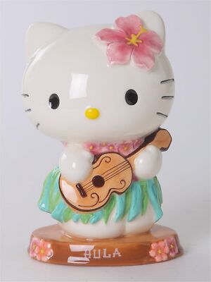Blue Sky Clayworks Hello Kitty Pretty Hula Hula Figurine, Multicolor, Tableto...