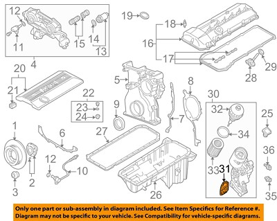 Beck/Arnley 039-6627 Oil Filter Adapter Gasket - OE Match