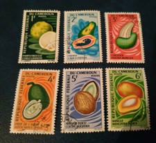 Cameroun - 1967 Fruits - lot - oblitéré