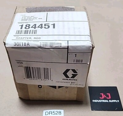 *FACTORY SEALED* GENUINE Graco 184451 Motor Adapter Rod   MADE + Warranty! 