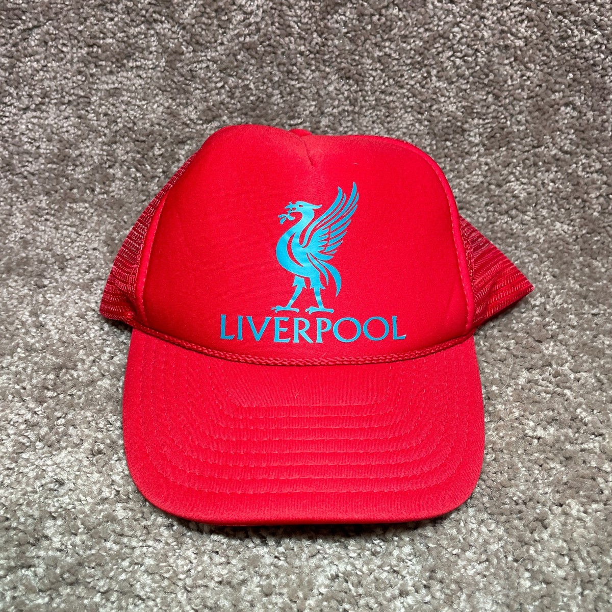 liverpool nike red trucker cap