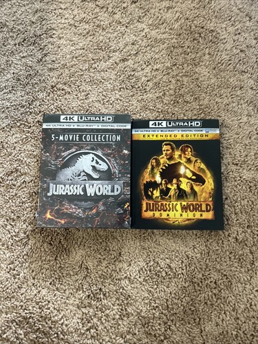 JURASSIC WORLD 5 MOVIE COLLECTION – 4K ULTRA HD + BLURAY BOX SET – Inkl. Digital Code