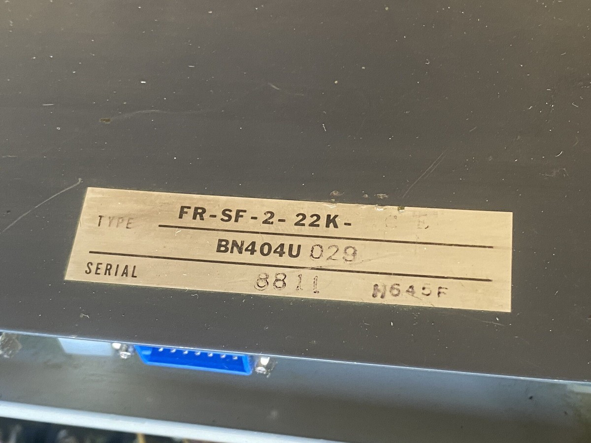 Mitsubishi FREQROL 22kW Spindle Amplifier Drive FR-SF-2-22K Mitsubishi FREQROL 22kW Spindle Amplifier Drive FR-SF-2-22K