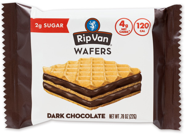 Вафли Rip Van Wafels с темным шоколадом, 0,78 унции