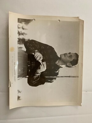 Vintage Alan Curtis The Enchanted Valley Black and White Promotional Photograph