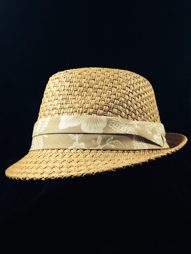 MENS TOYO STRAW FEDORA HAT * L/XL * NEW 