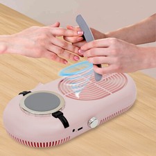 Nail Dust Collector Suction Fingernail Art Tool Nail Vacuum Cleaner Manicure 24W