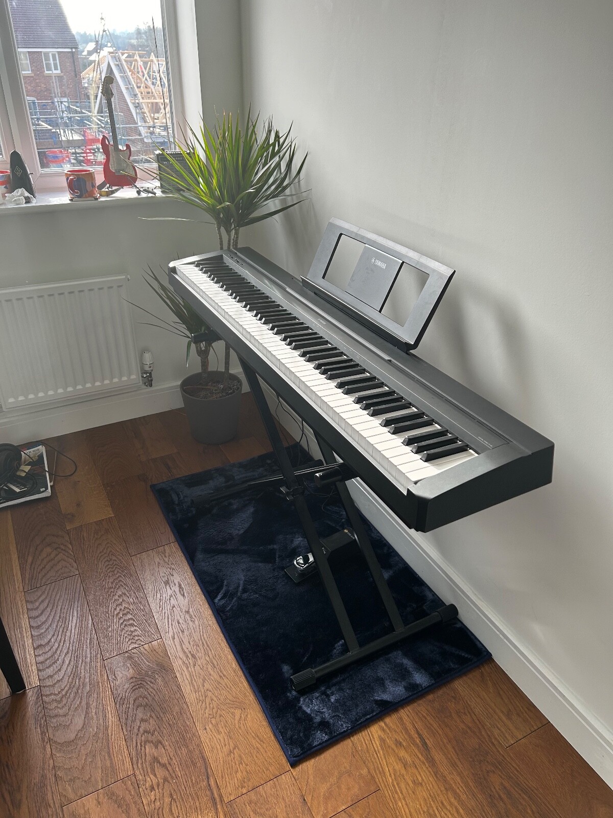 Yamaha P45B Weighted Action Digital Piano, 88 Key Black w/ Stand