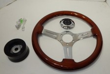 New 13.5 Solid Wood Steering Wheel Hub Adaptor Mg Midget 1970-77 Made In Uk