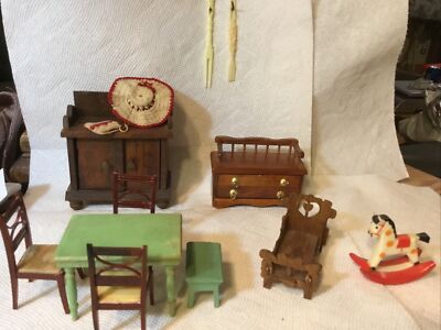 HOT Vintage Doll Houses Antique Doll Furniture Vintage Dolls