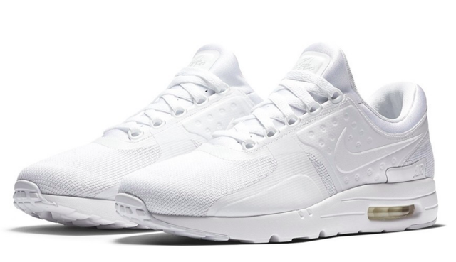 nike all-white air max zero