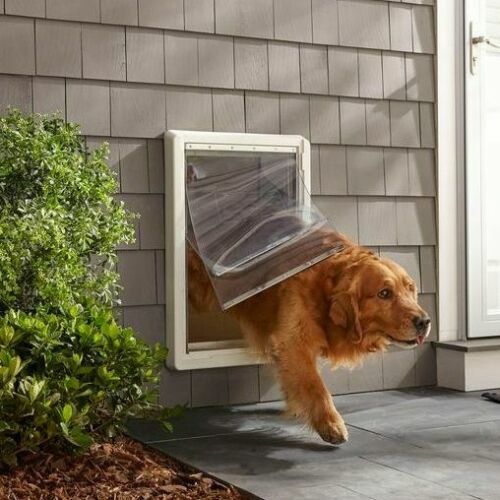 Ideal Pet RWWSL Super Large Ruff Weather Framed Pet Door for sale