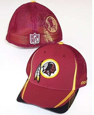 Reebok Washington Redskins Burner Flex Fit Size Small/Medium Hat Cap