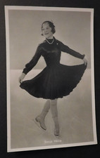 Mint Postcard RPPC Sonja Henie Ice Skater Figure Skating Germany 1936 Olympics