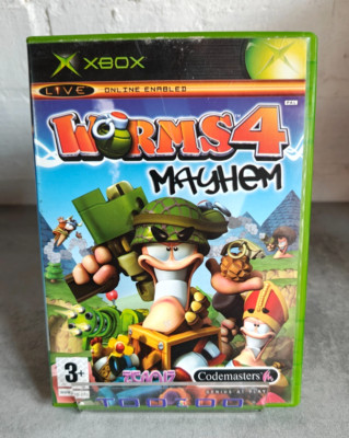 Worms 4: Mayhem Original Microsoft Xbox Spiel GRATIS P&P