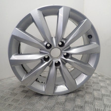 VOLKSWAGEN TIGUAN  17'' SILVER  ALLOY WHEEL RIM 5N0601025AH (P-69)