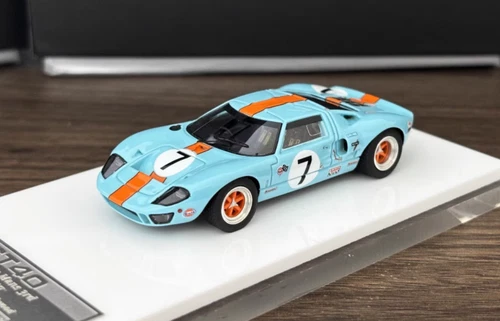 MY 64 1/64 Resin car model Ford GT40 MKI 1960 Le Mans Racing # 7