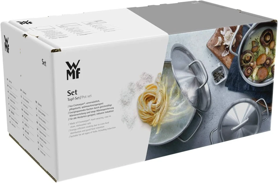 WMF Diadem Plus Juego de utensilios de cocina-olla, 5 piezas Cromargan acero inoxidable 18/10 Foto 3 de 3