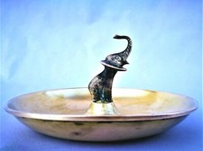 RARO POSACENERE - ELEFANTINO IN BRONZO SIMBOLO DI CATANIA - OTTONE