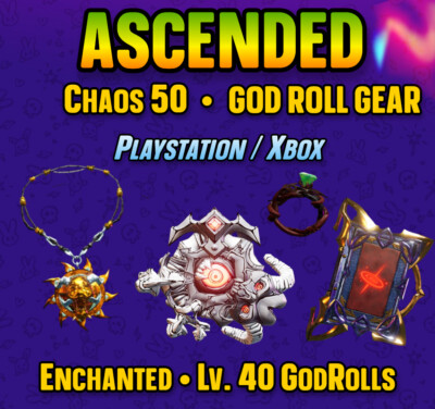 Tiny Tina's Wonderlands   ASCENDED GEAR   LEVEL 40 Rolls (PS | XBOX | PC)