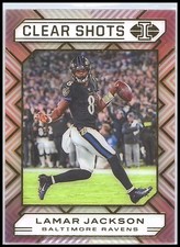 2020 Illusions Football- Clear Shots ##2 Lamar Jackson