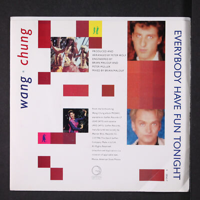 WANG CHUNG: everybody have fun tonight / fun tonight early years