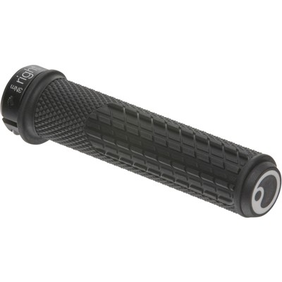 Gfr1 Lock-On Handlebar Grips - Black: Secure, Lock-On Grips For Smooth Cycling R