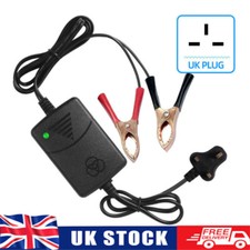12v 12 Volt Electric Trickle Battery Charger Car Motorcycle Quad Mower Leisure