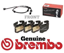 FITS BMW 530E M SPORT G30 BREMBO FRONT BRAKE PADS SET & 1 SENSOR