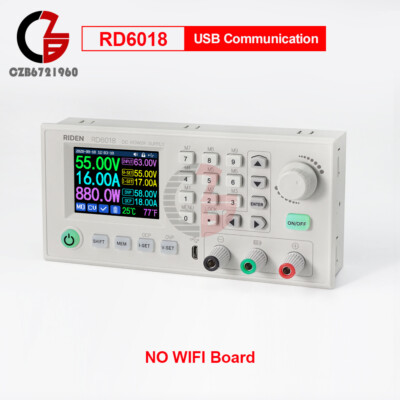 RIDEN RD6018 USB DC Power Supply Current Step-down Keypad Control B2AE New