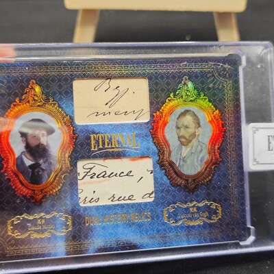 2024 Eternal Cuts Claude Monet Vincent van Gogh Dual History Relic 48/75