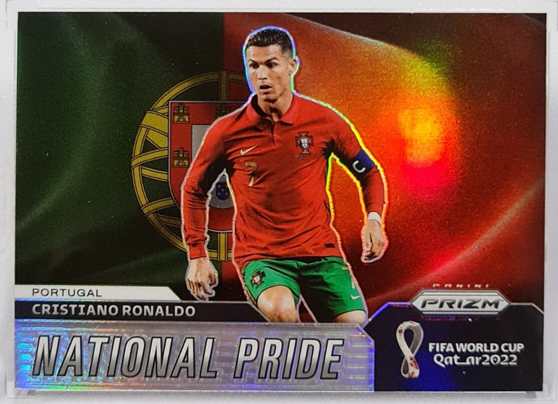 2022 Prizm World Cup Cristiano Ronaldo National Pride Case Hit Insert Portugal