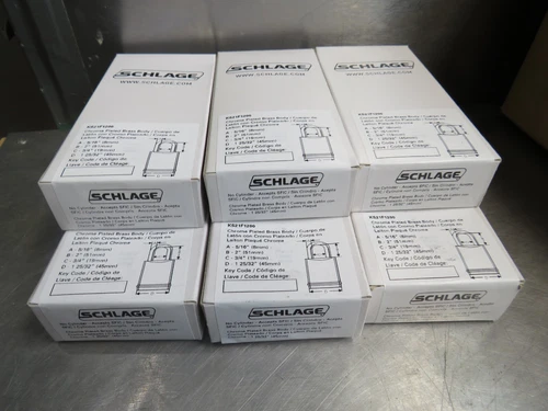 Schlage KS21F1200 Padlock (Accepts SFIC) Lot of 6! - No keys or core