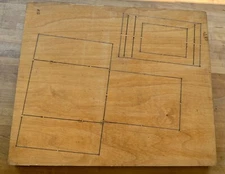 AccuCut Cutting Die # NC535G Note CARD Drop Down Window ~ Giant Size