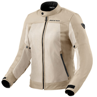 Revit Eclipse 2 Textiljacke Sand Damen Motorradjacke Atmungskativ Protektoren