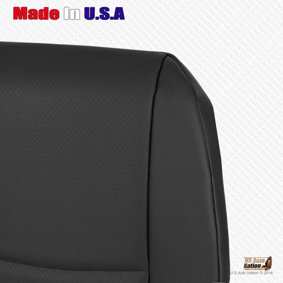 Cubierta de asiento de cuero inferior del conductor negra para Mercedes Benz C320 2001 2002 2003 2004 2005 Foto 2 de 4