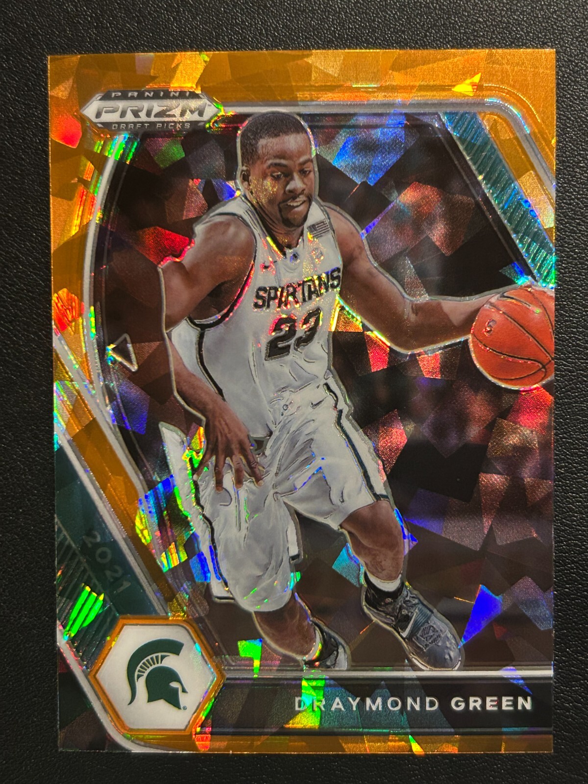 2021-22 Panini Prizm Draft Picks - Orange Ice Prizm #73 Draymond Green