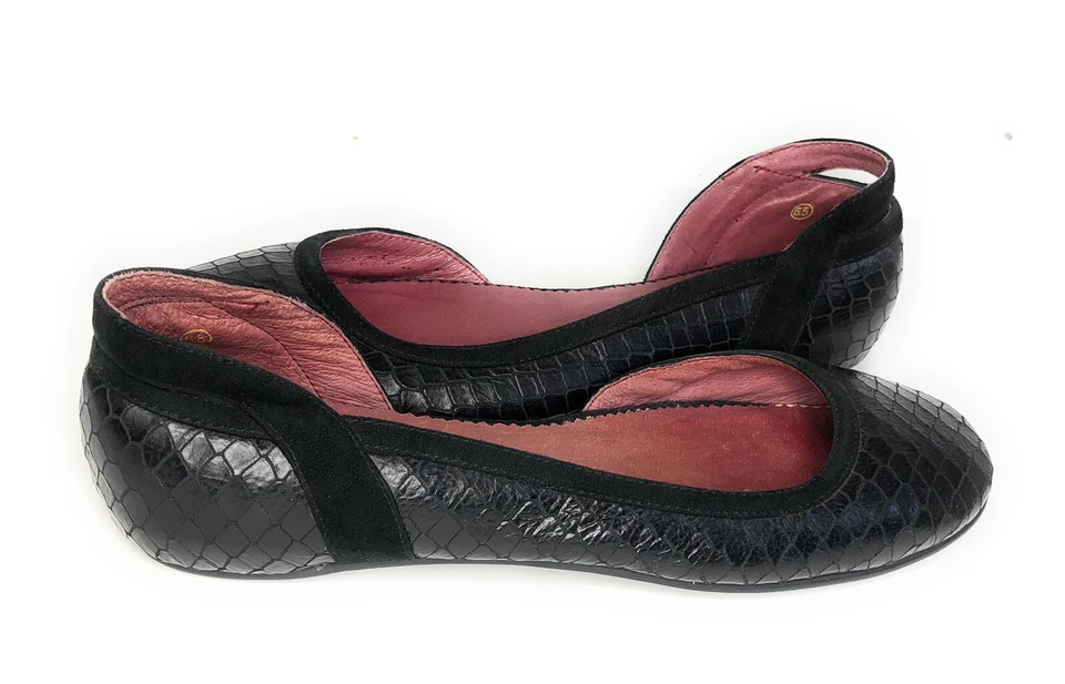 Sapatos de pele de cobra Faryl Robin Heels Anthropologie Free People 6.5 - Imagem 4 de 4