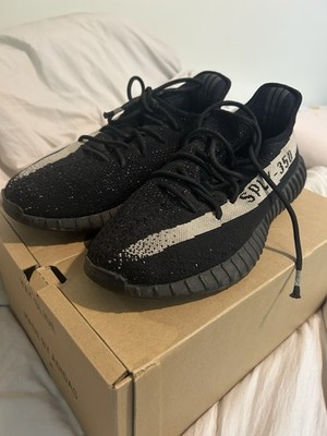 adidas Yeezy Boost 350 V2 Oreo BY1604 Black White Kanye West Men's Sneakers